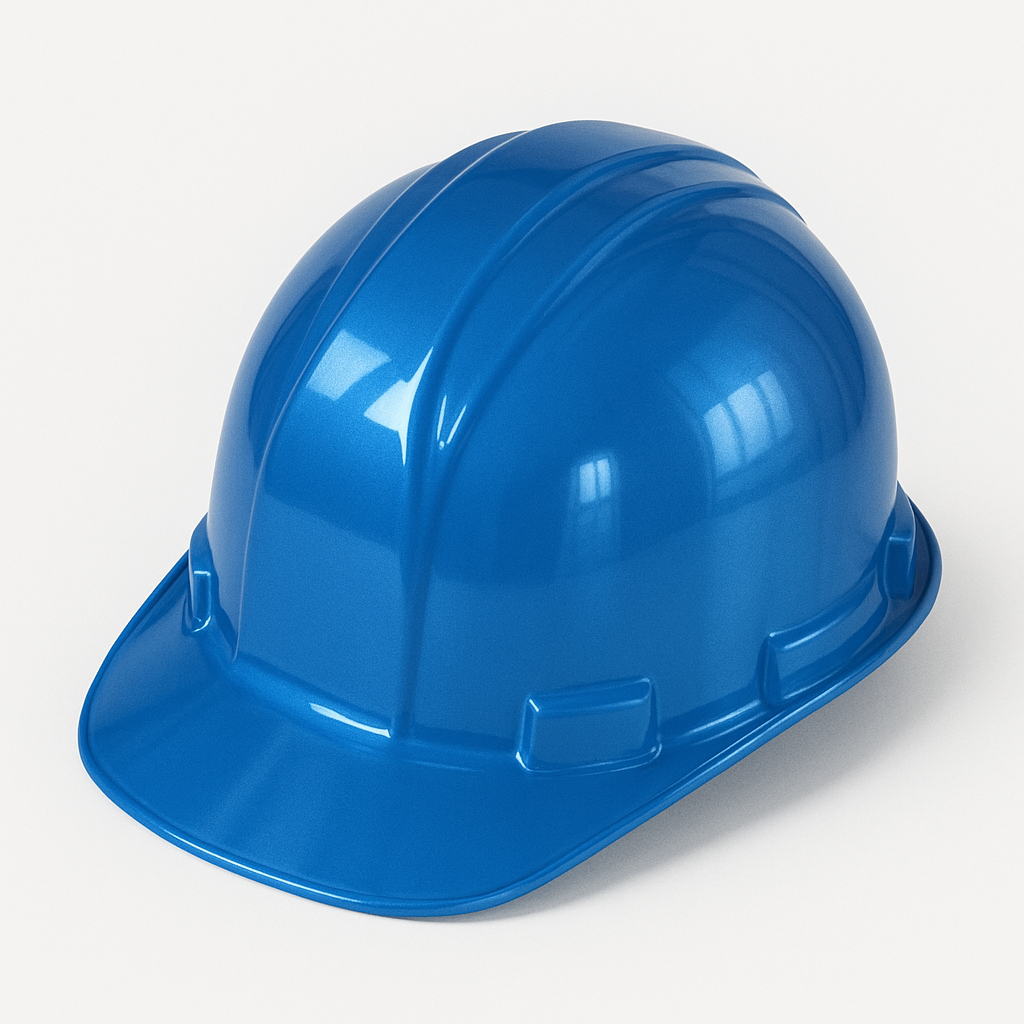reflective cap blue