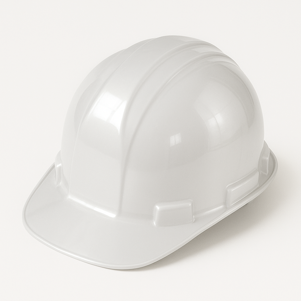 reflective cap white