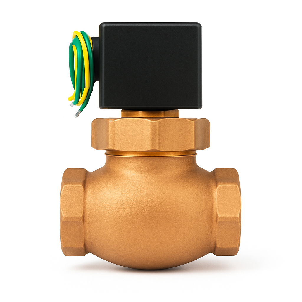 Bronze Solenoid Valve with Actuator